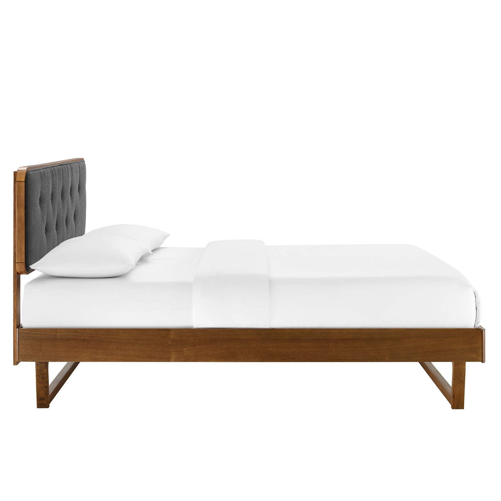 Bridgette Wood Twin Platform Bed With Angular Frame by Modway