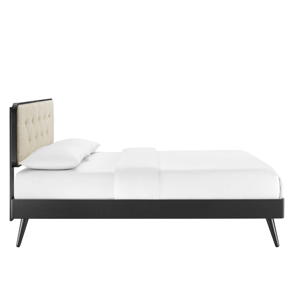Bridgette Wood Full Platform Bed With Splayed Legs by Modway