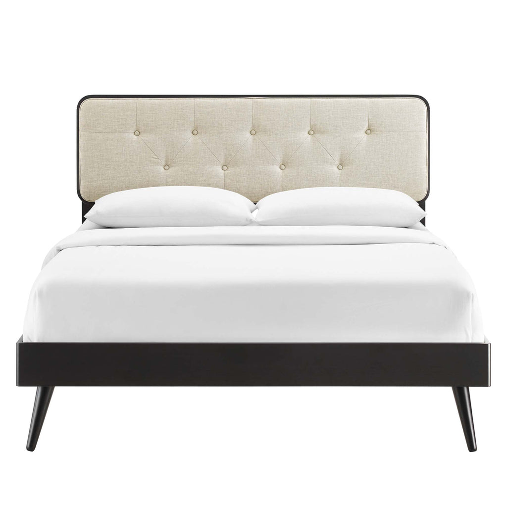 Bridgette Wood Full Platform Bed With Splayed Legs by Modway