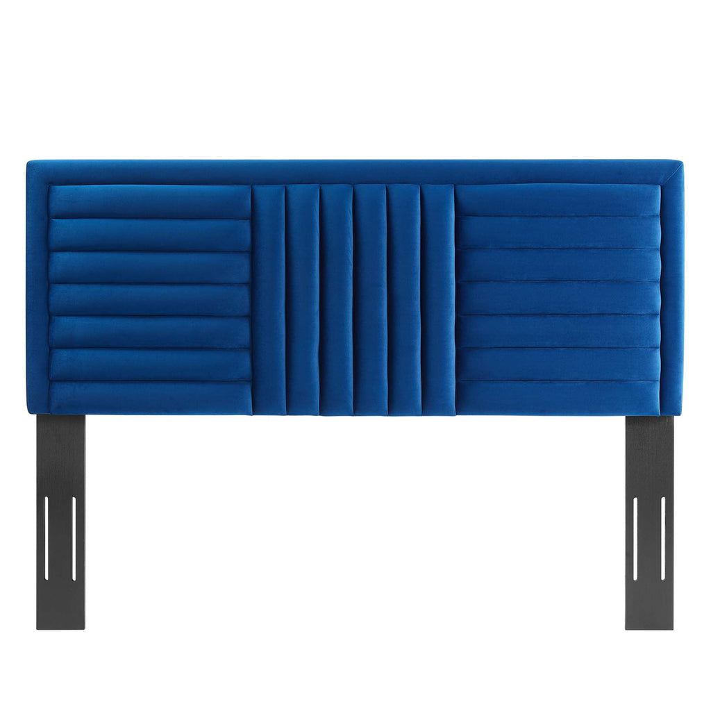 Believe Channel Tufted Performance Velvet Full/Queen Headboard by Modway