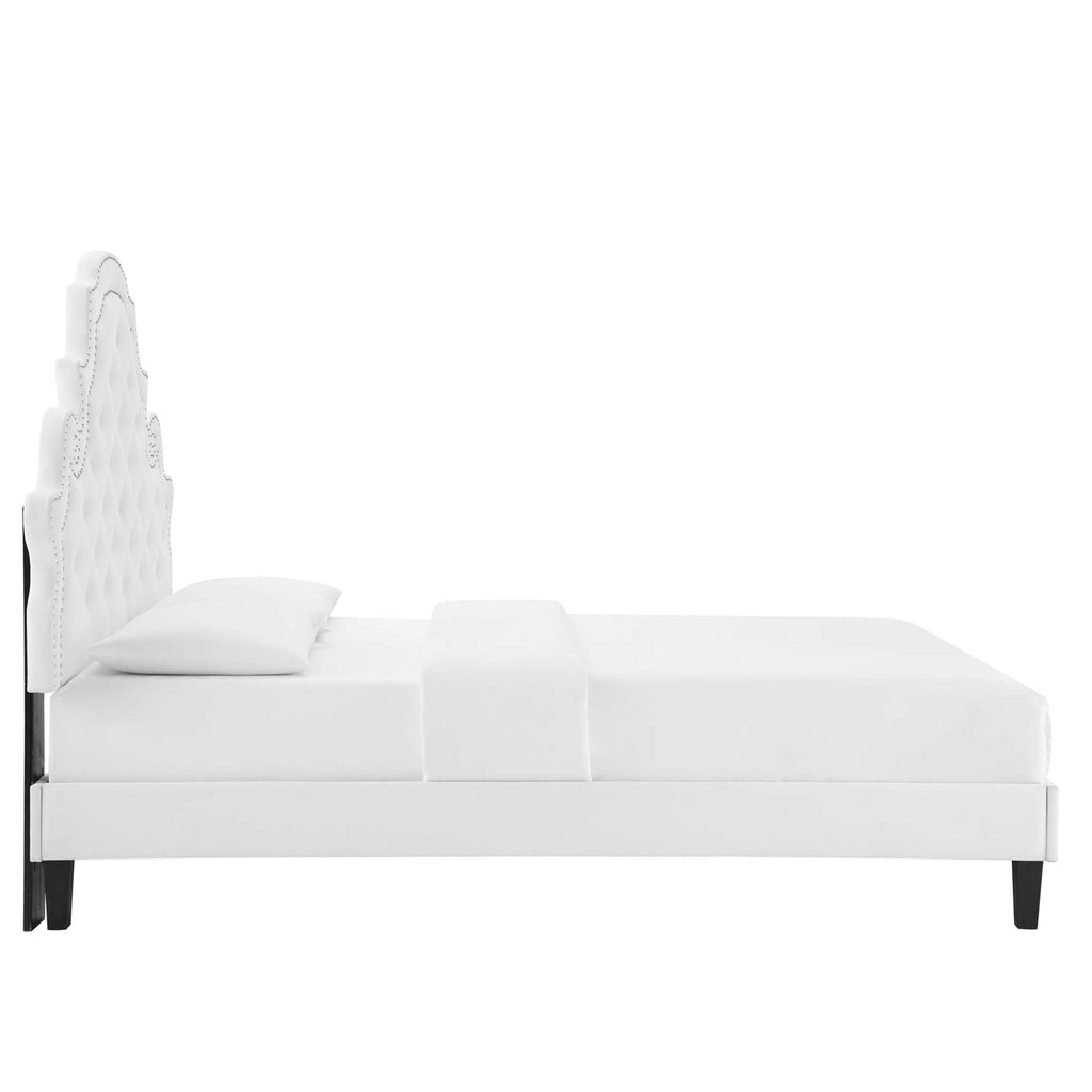 Gwyneth Tufted Performance Velvet Full Platform Bed by Modway