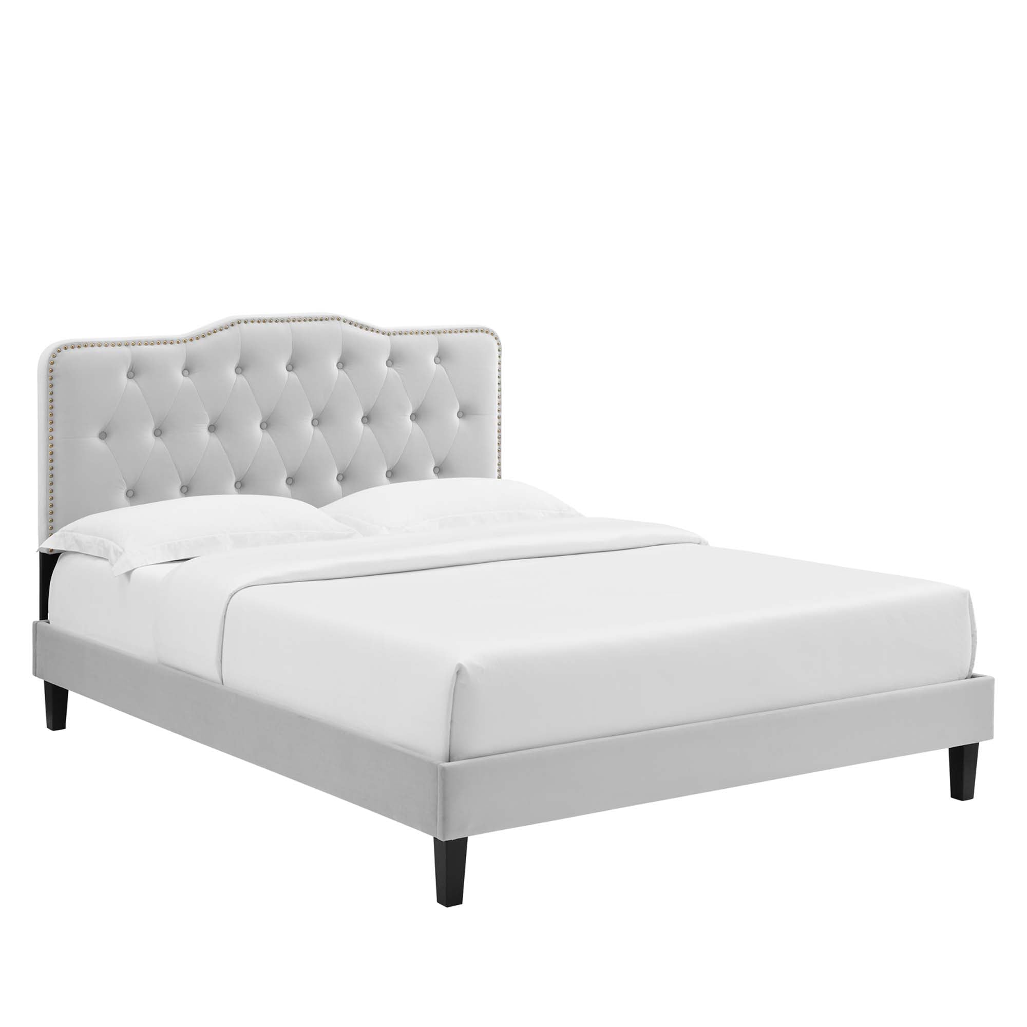 Amber Performance Velvet Twin Platform Bed by Modway