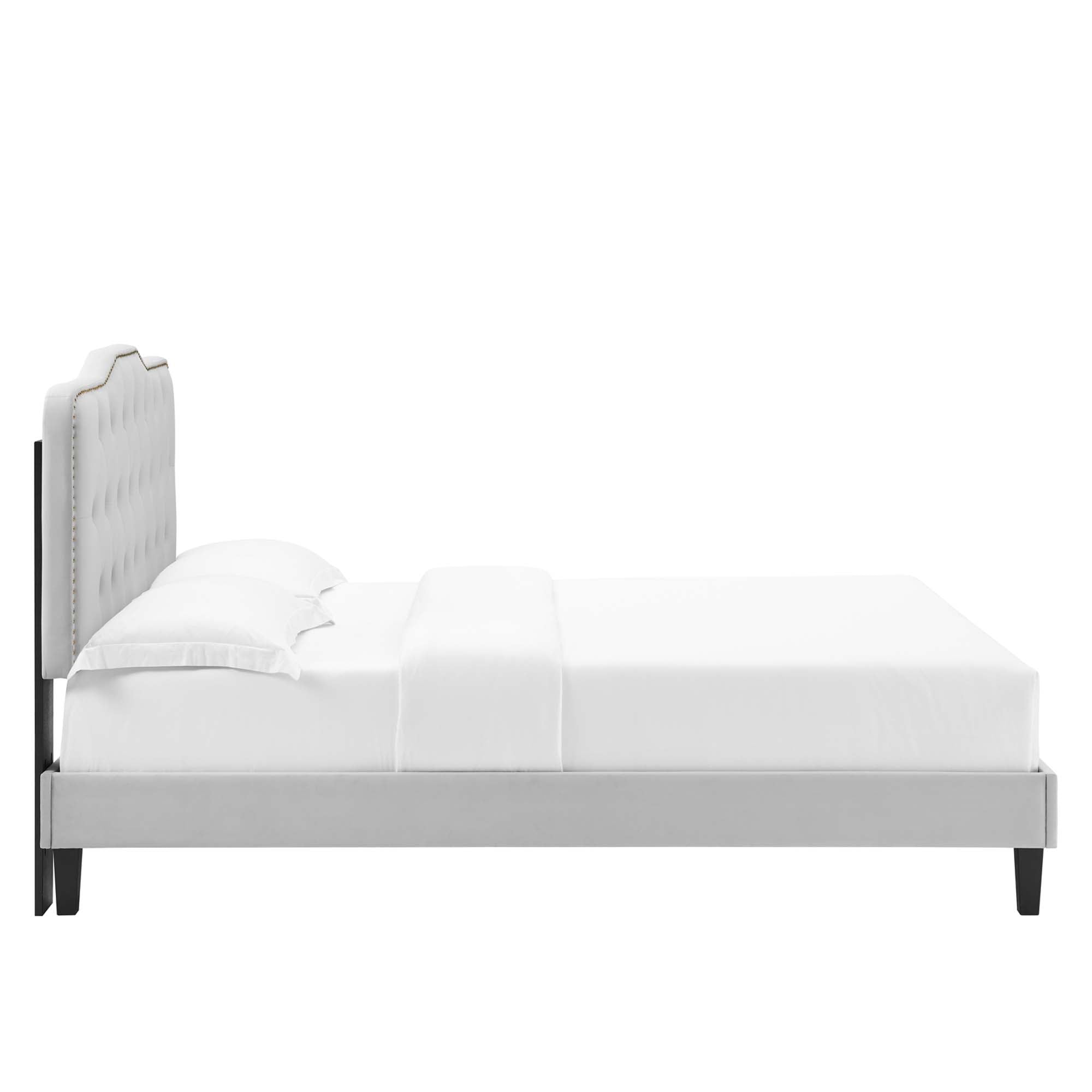 Amber Performance Velvet Twin Platform Bed by Modway