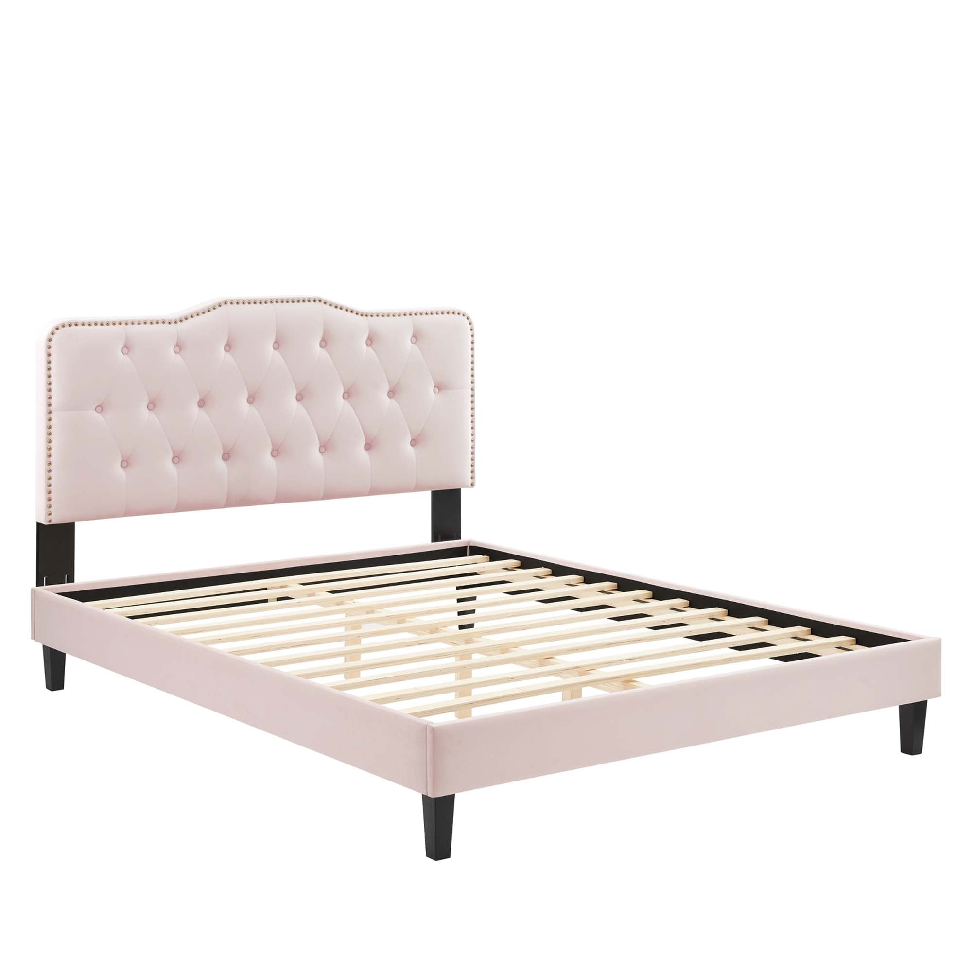 Amber Performance Velvet Twin Platform Bed by Modway