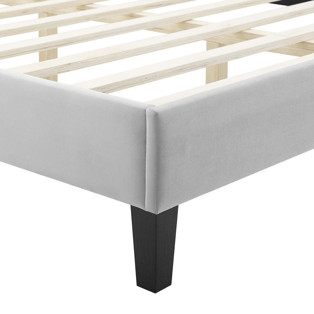 Sienna Performance Velvet Full Platform Bed by Modway