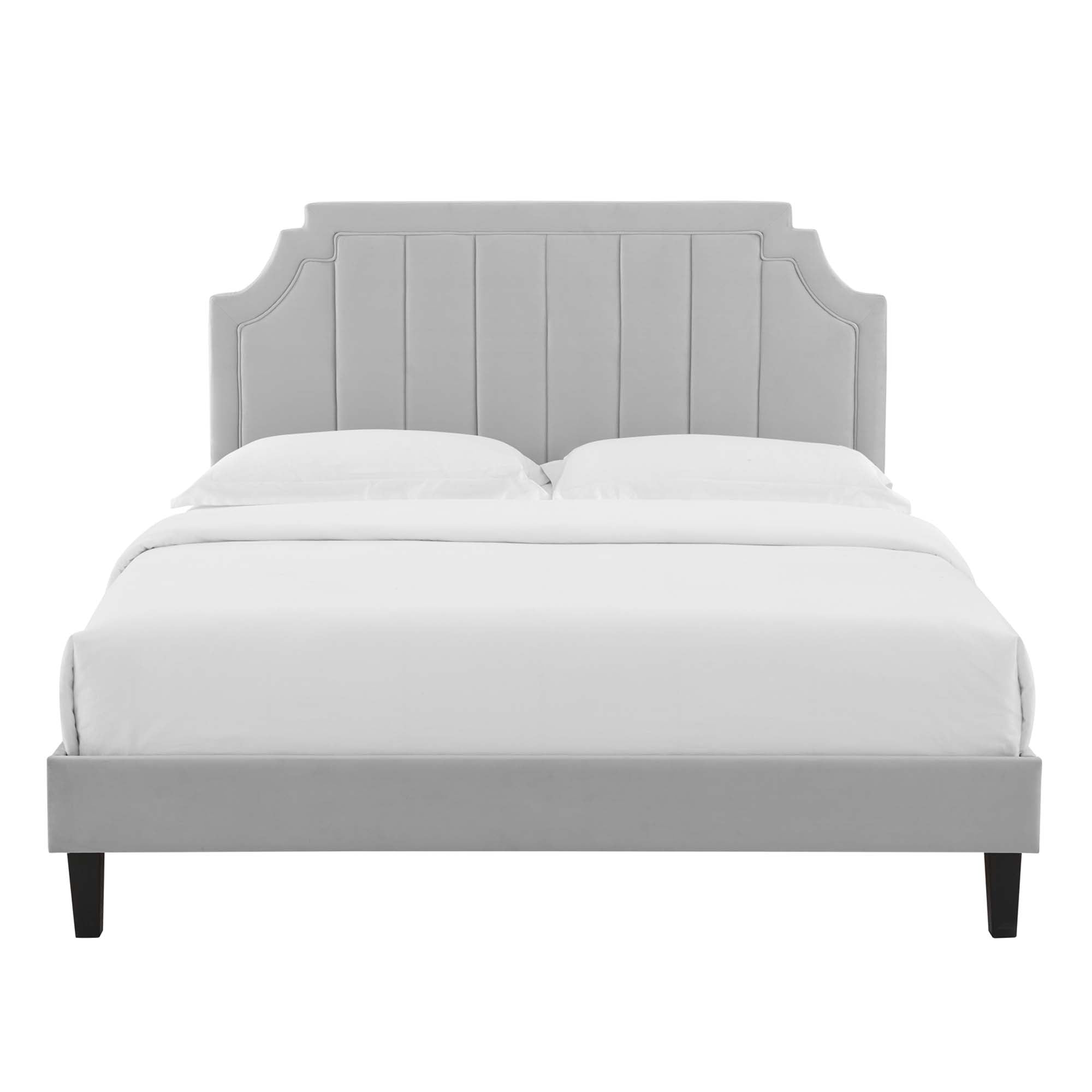 Sienna Performance Velvet Full Platform Bed by Modway