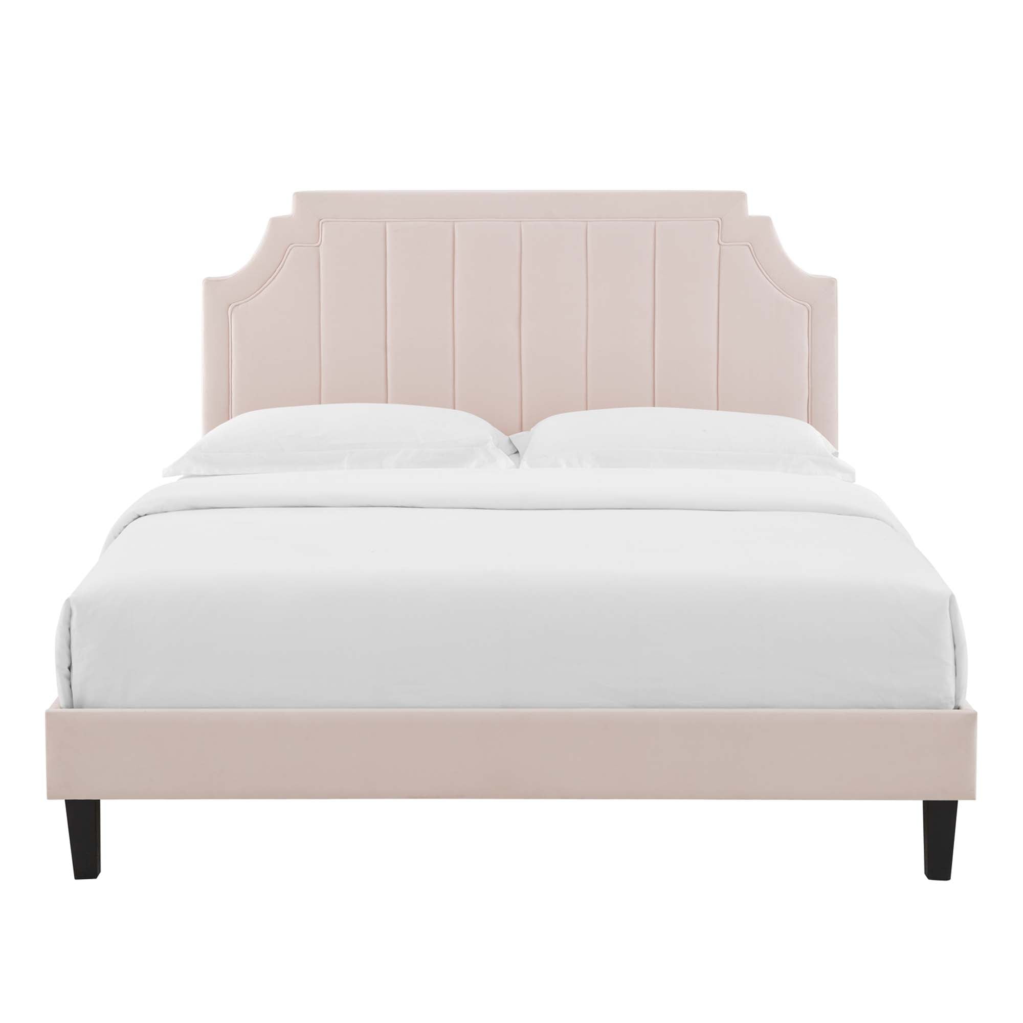 Sienna Performance Velvet Full Platform Bed by Modway