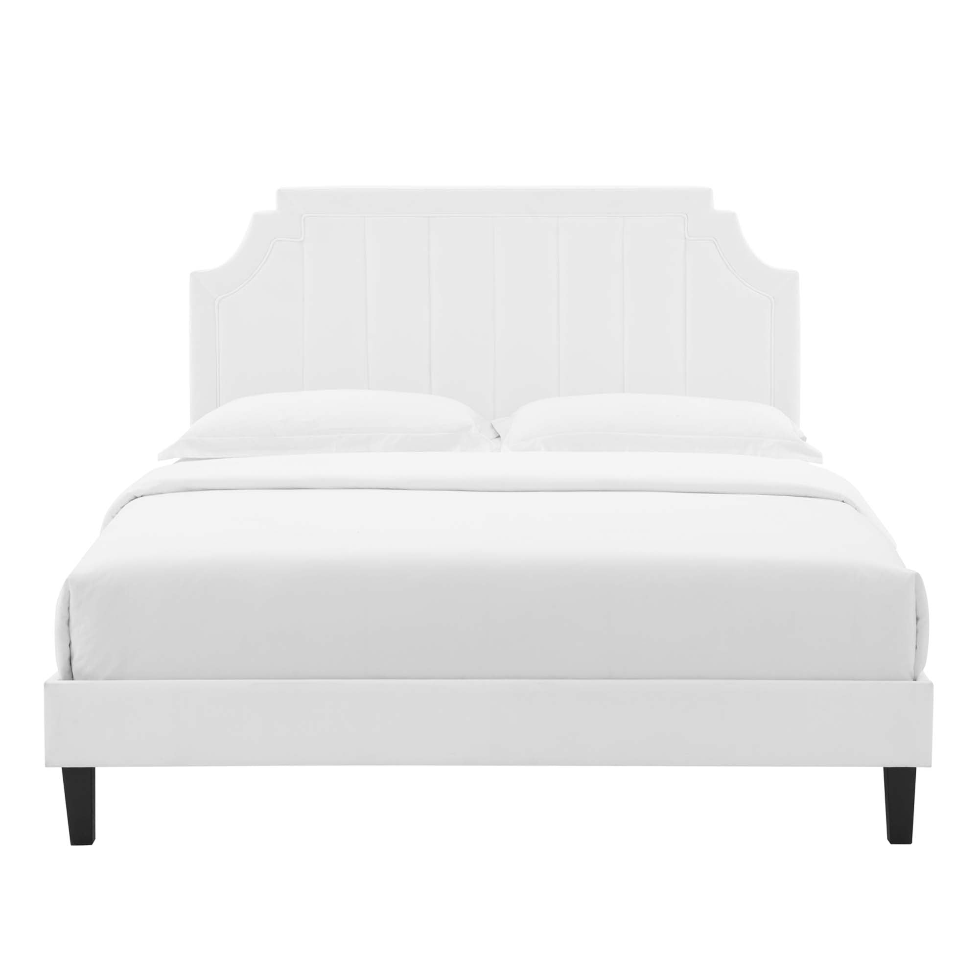 Sienna Performance Velvet Full Platform Bed by Modway