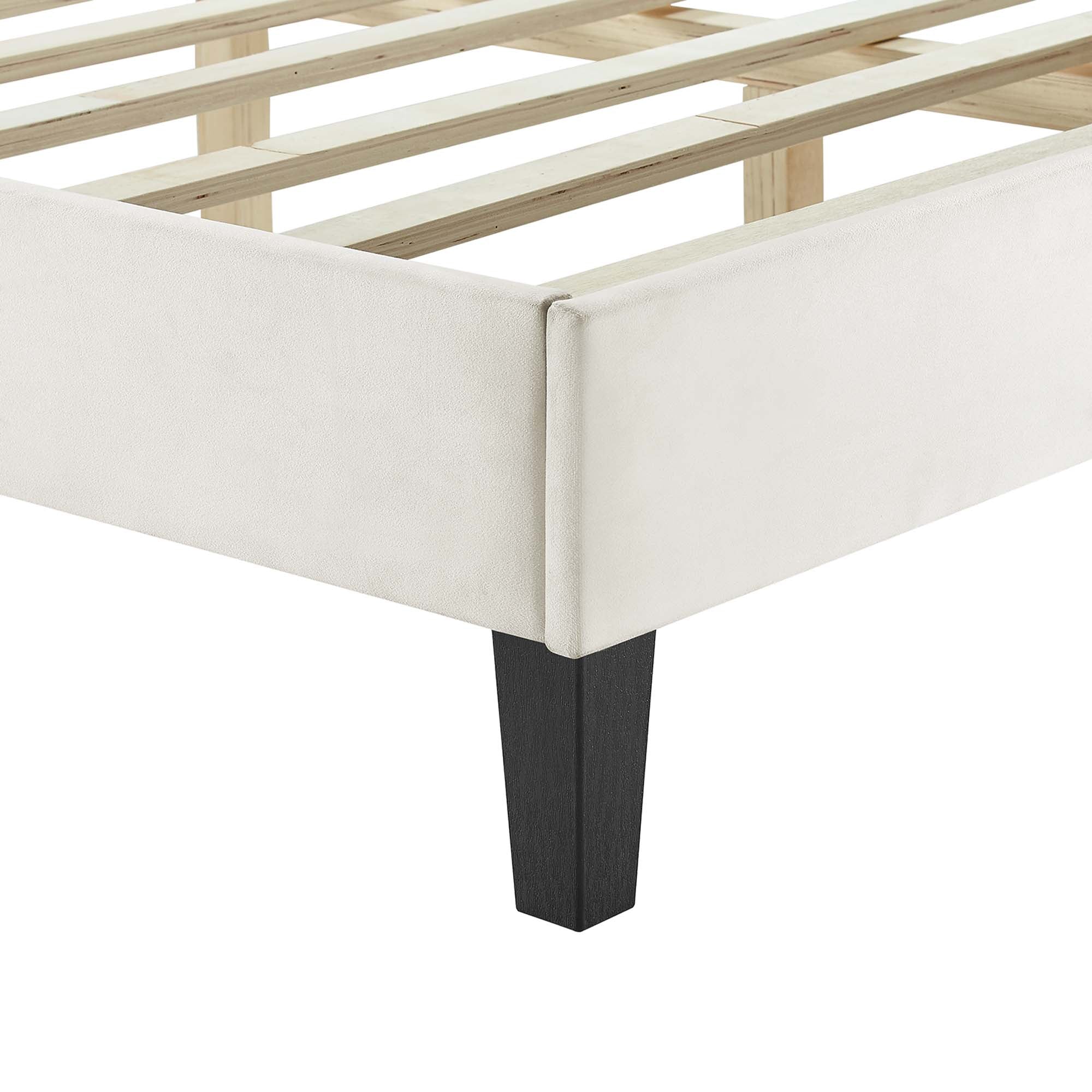 Sofia Channel Tufted Performance Velvet Full Platform Bed by Modway