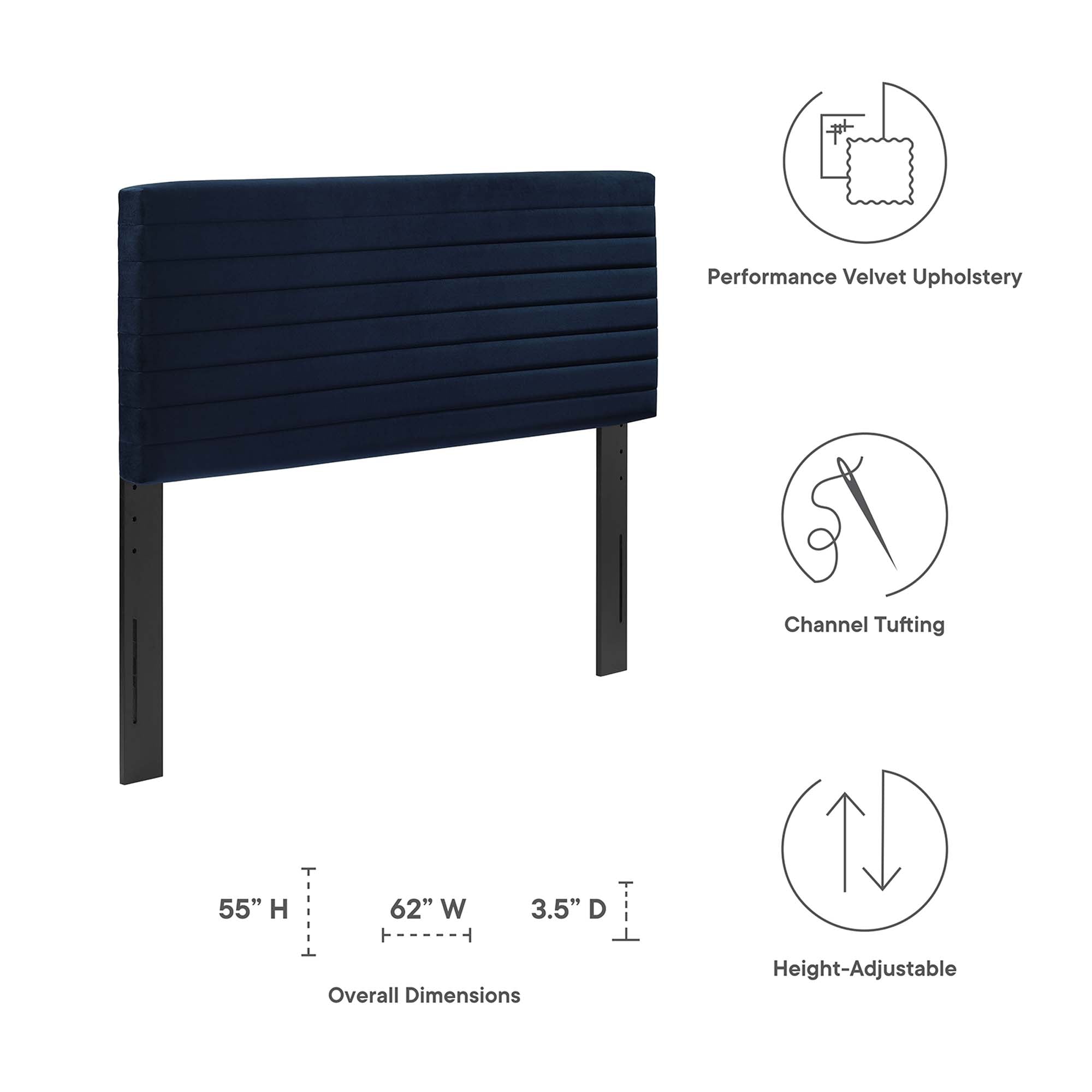 Tranquil Full/Queen Headboard by Modway