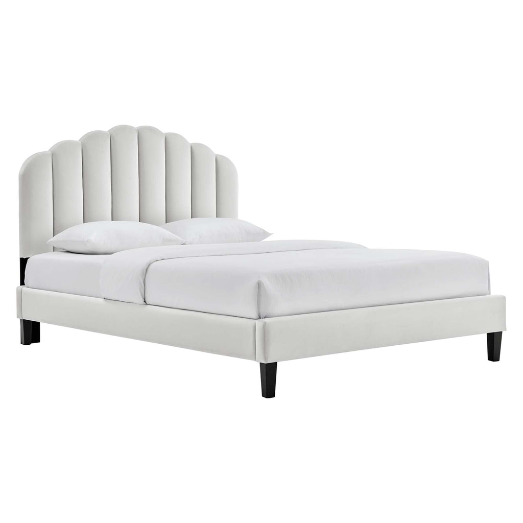 Daisy Performance Velvet Full Platform Bed by Modway