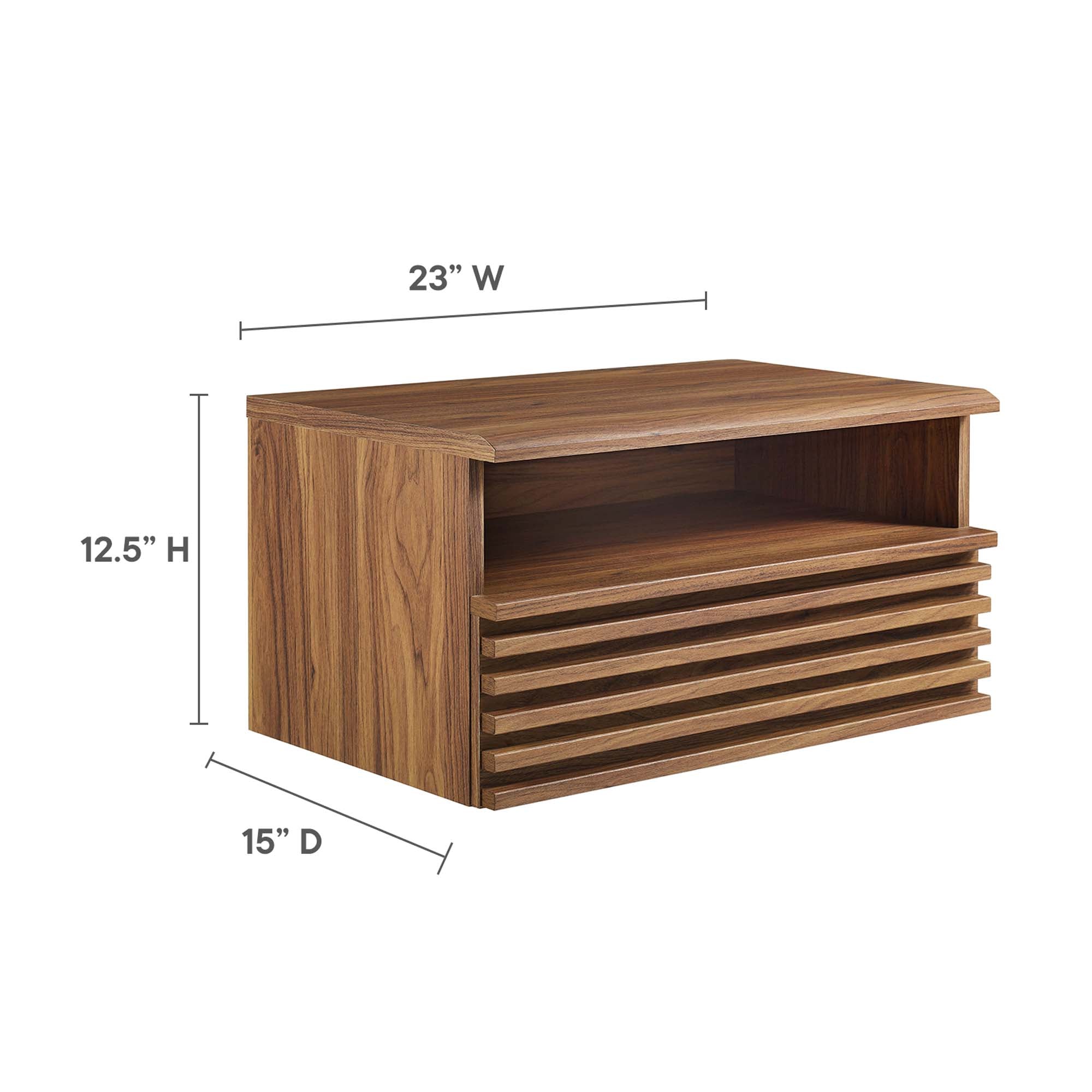 Render Wall-Mount Nightstand by Modway
