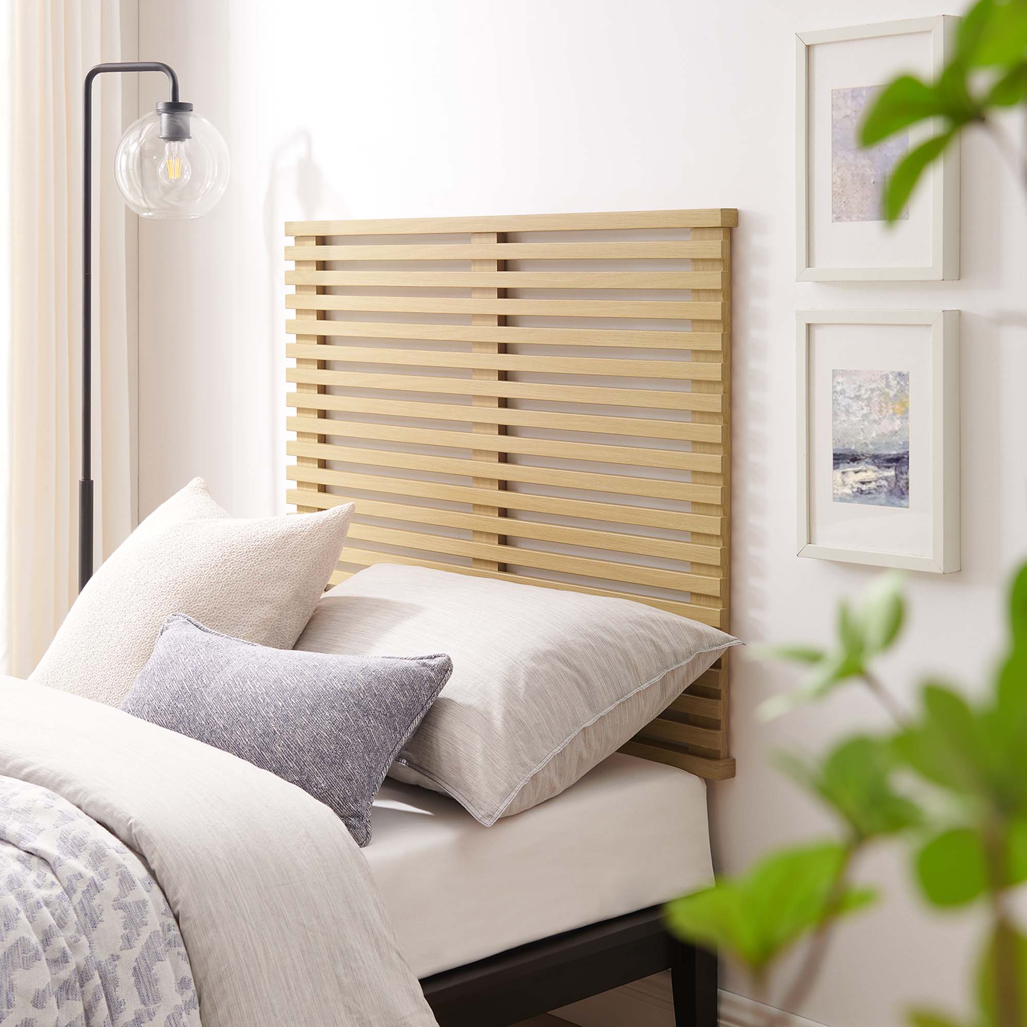 Render Wall Mount Twin Headboard by Modway