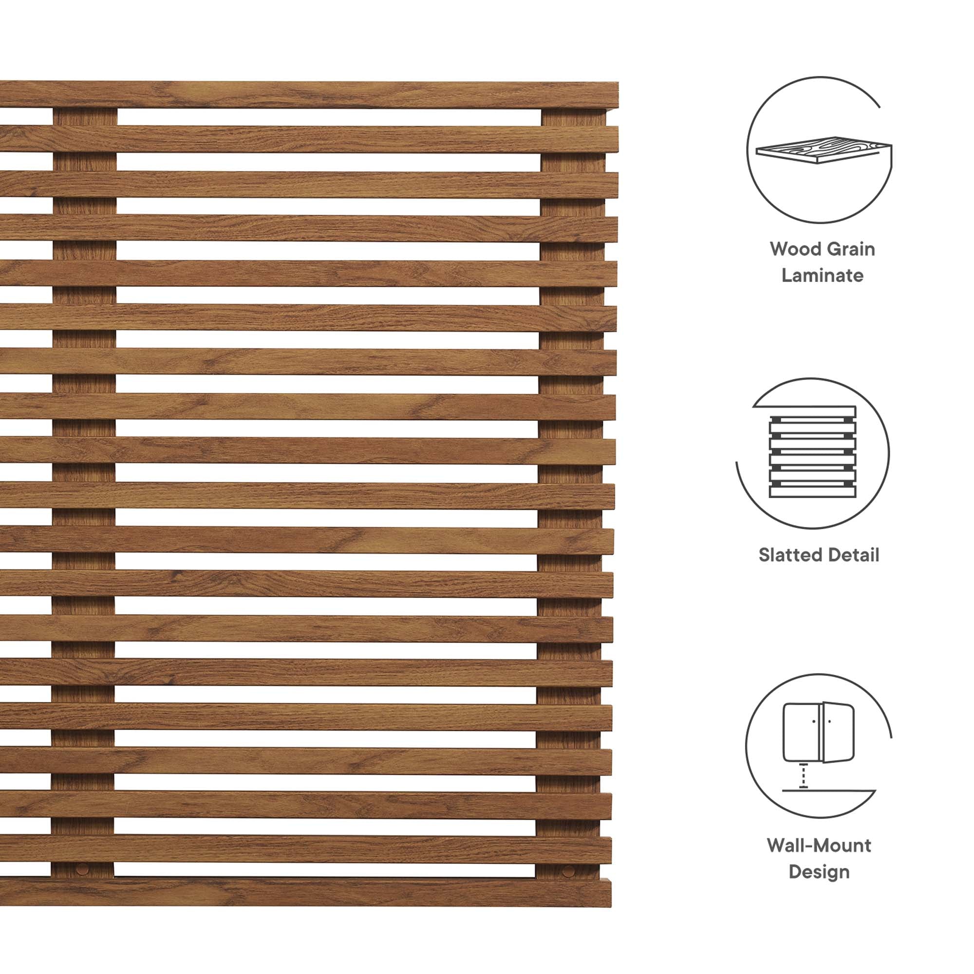 Render Wall Mount Twin Headboard by Modway