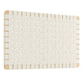 Sparta Weave Wall-Mount Vegan Leather Twin Headboard by Modway