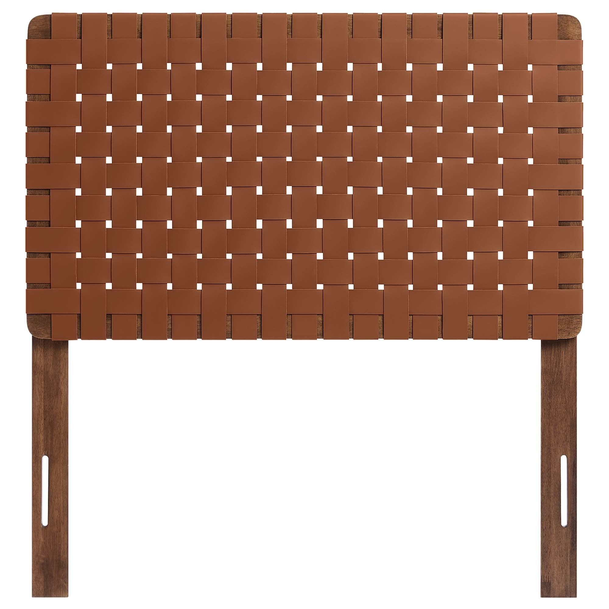 Sparta Weave Vegan Leather Twin Headboard