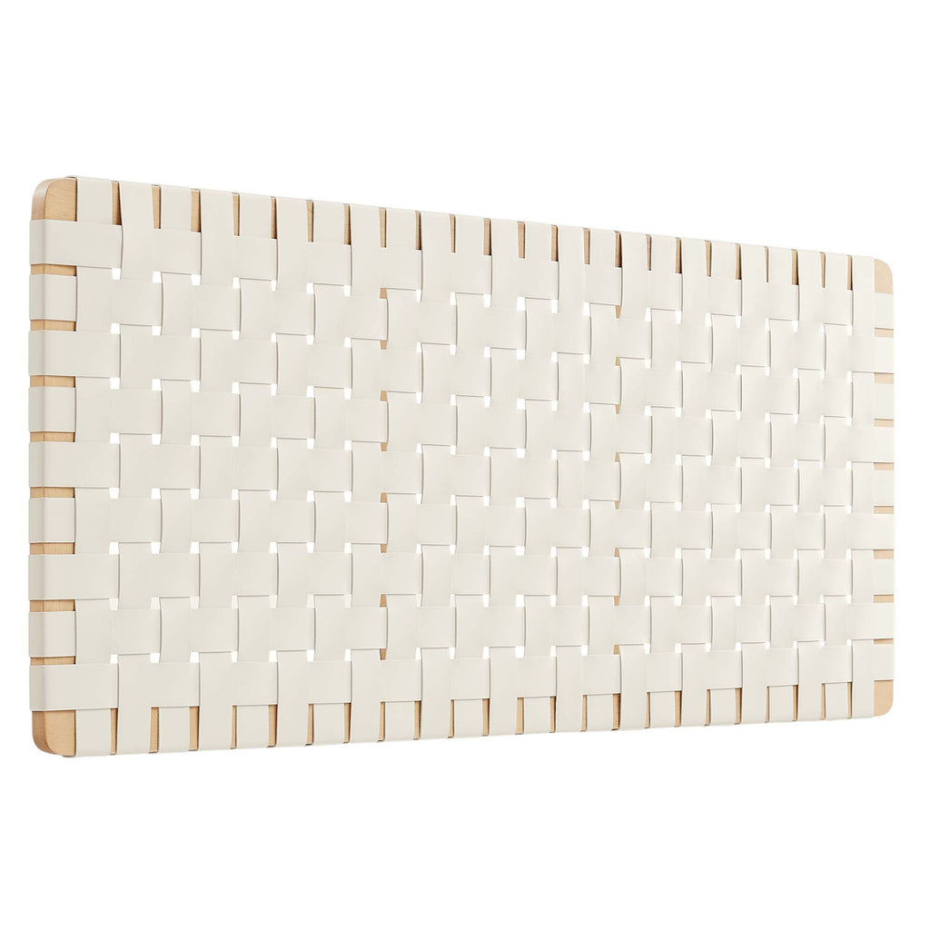 Sparta Weave Vegan Leather Full Headboard by Modway