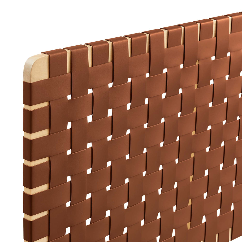 Sparta Weave Vegan Leather Full Headboard by Modway