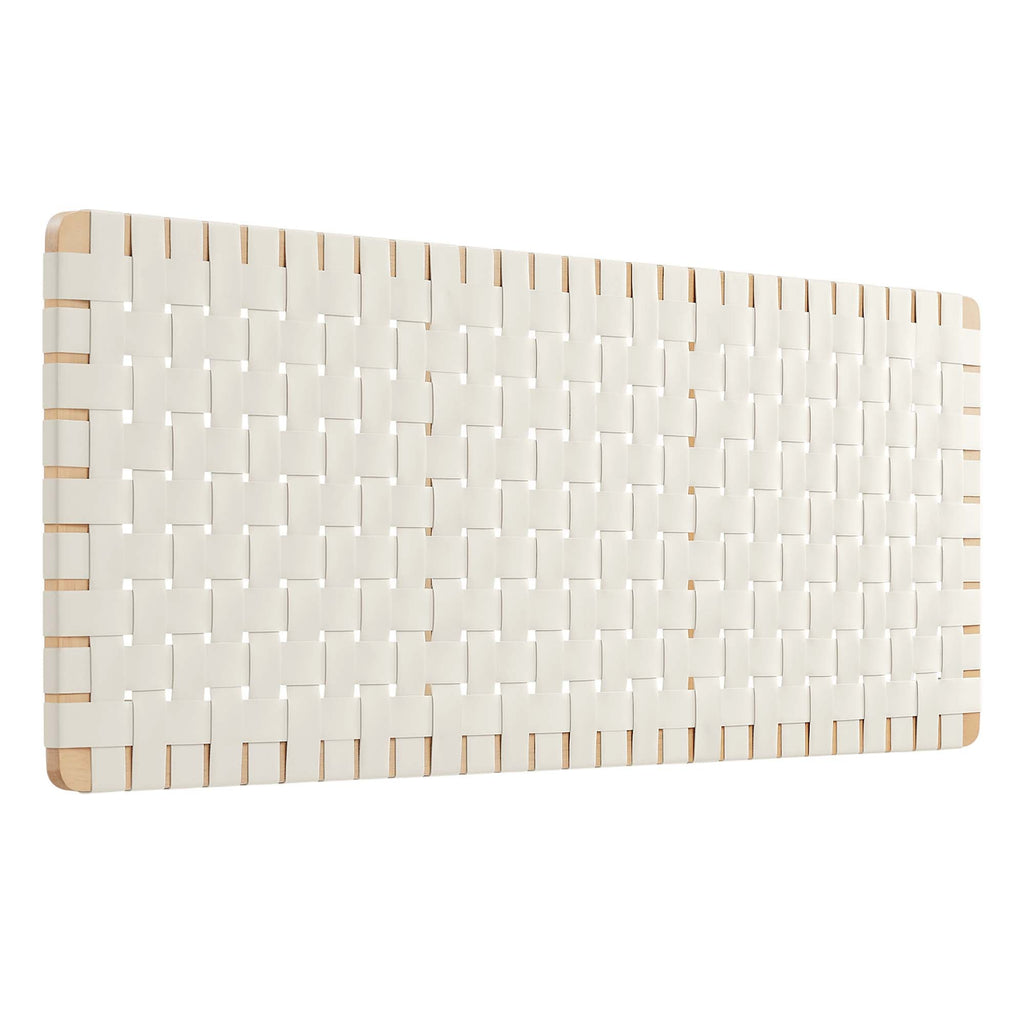Sparta Vegan Leather Weave Queen Headboard by Modway