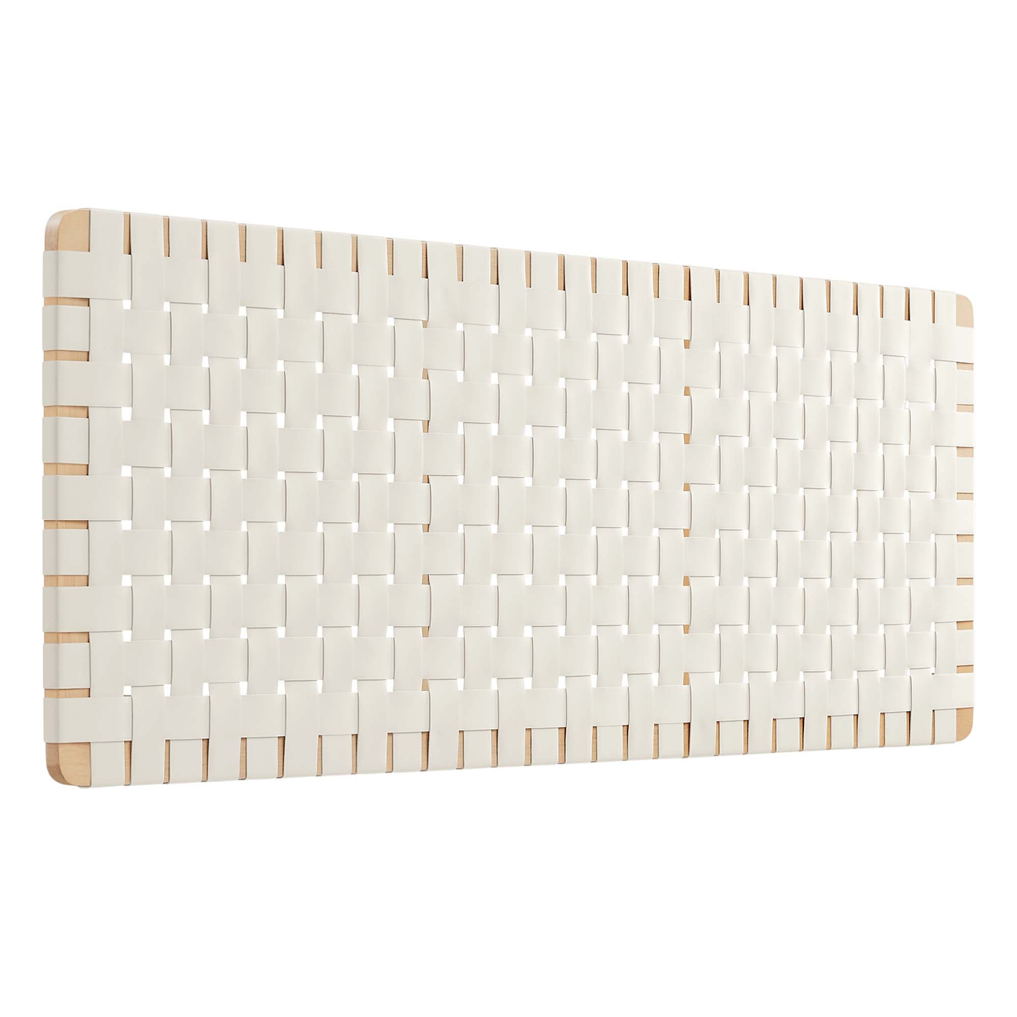 Sparta Vegan Leather Weave Queen Headboard by Modway