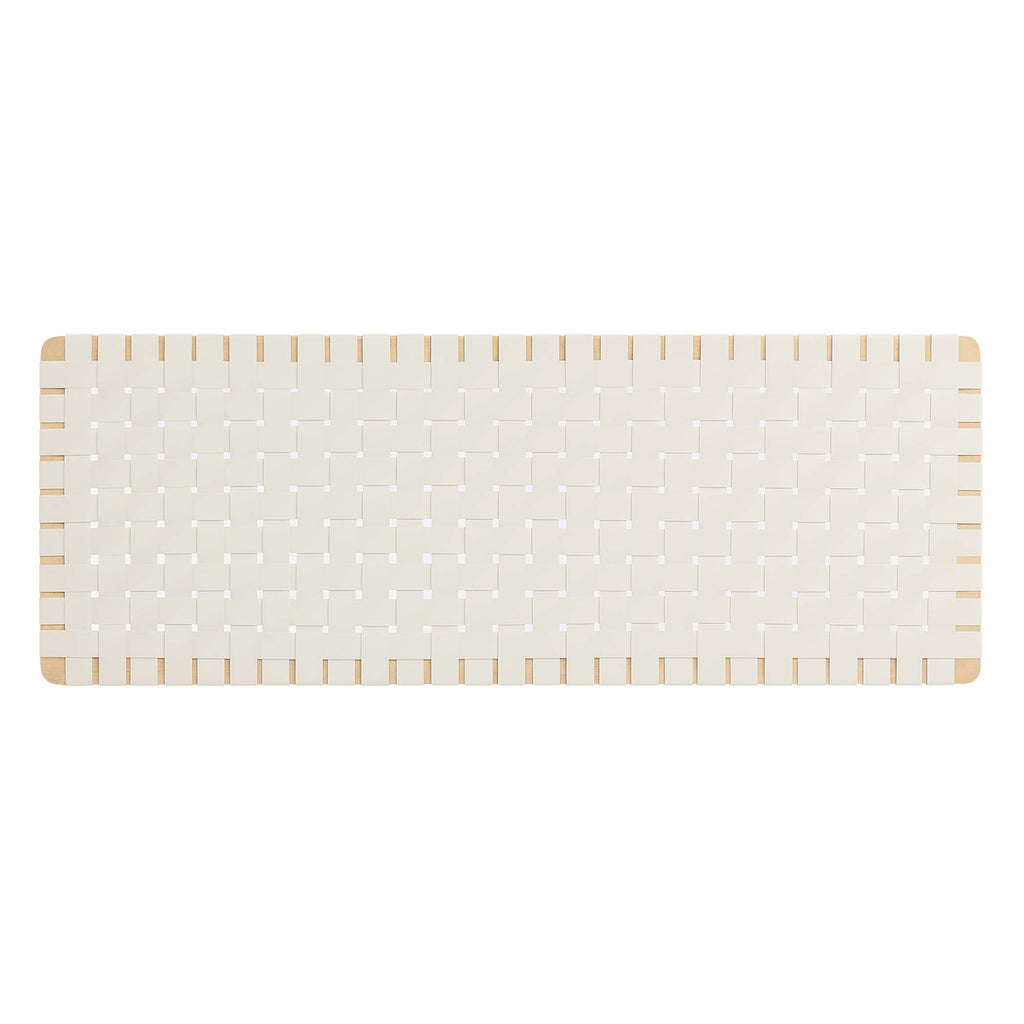Sparta Vegan Leather Weave Queen Headboard by Modway