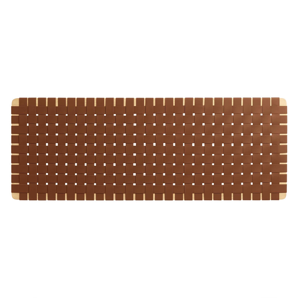 Sparta Vegan Leather Weave Queen Headboard by Modway