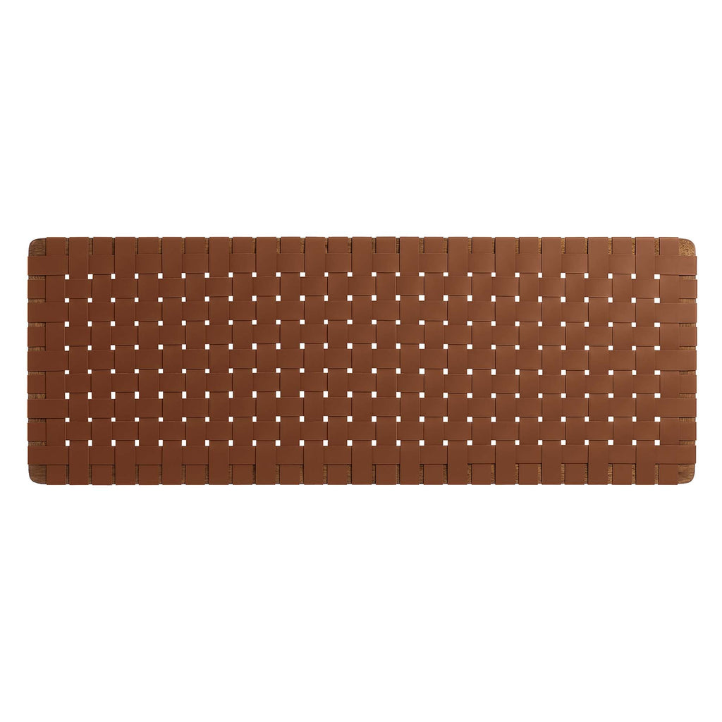 Sparta Vegan Leather Weave Queen Headboard by Modway