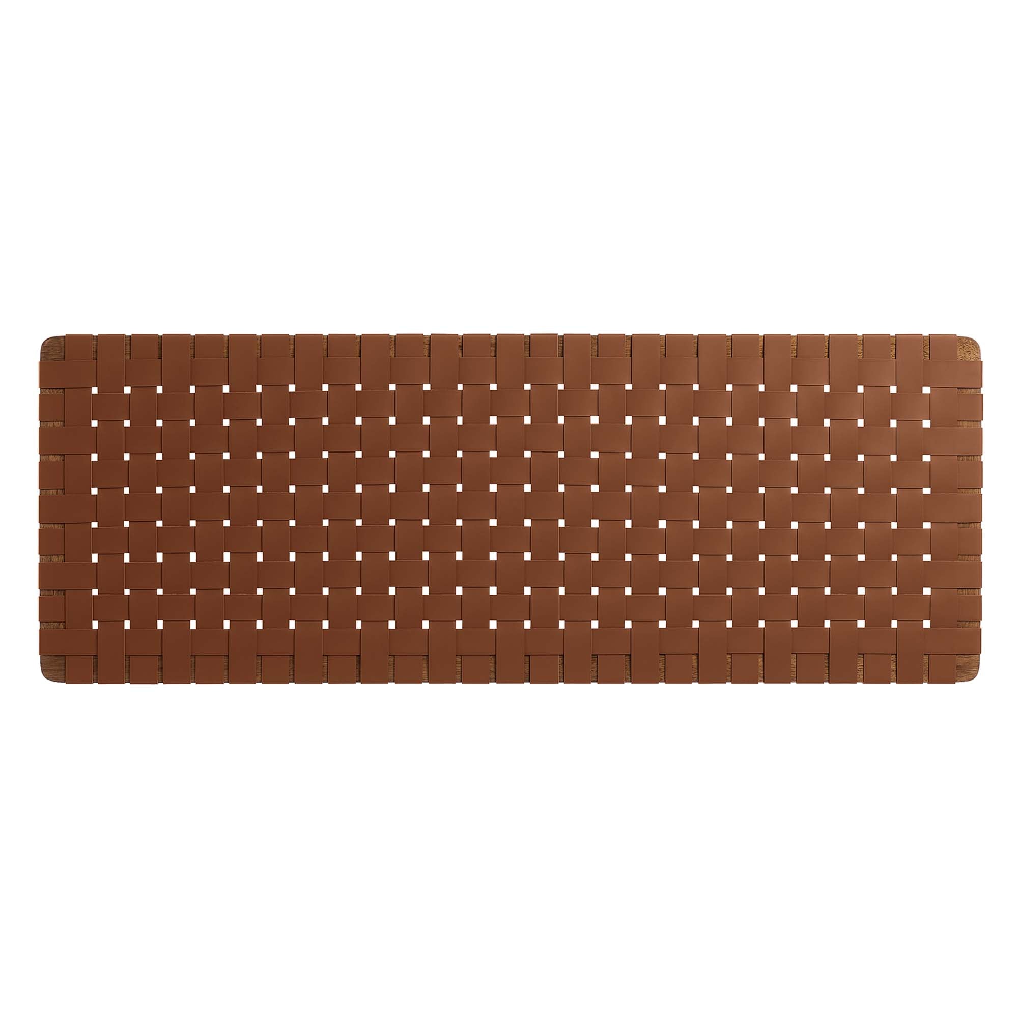 Sparta Vegan Leather Weave Queen Headboard by Modway