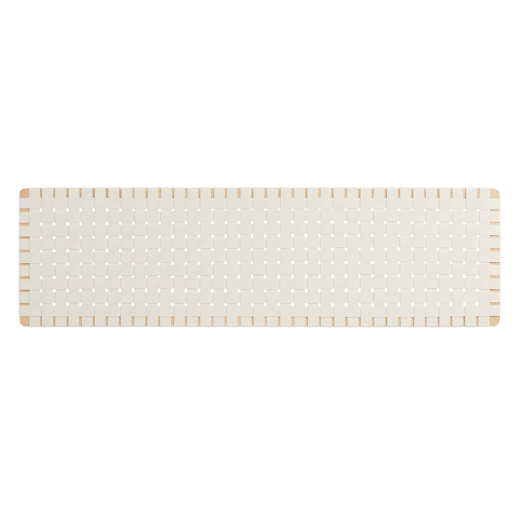 Sparta Weave Wall-Mount Vegan Leather King Headboard