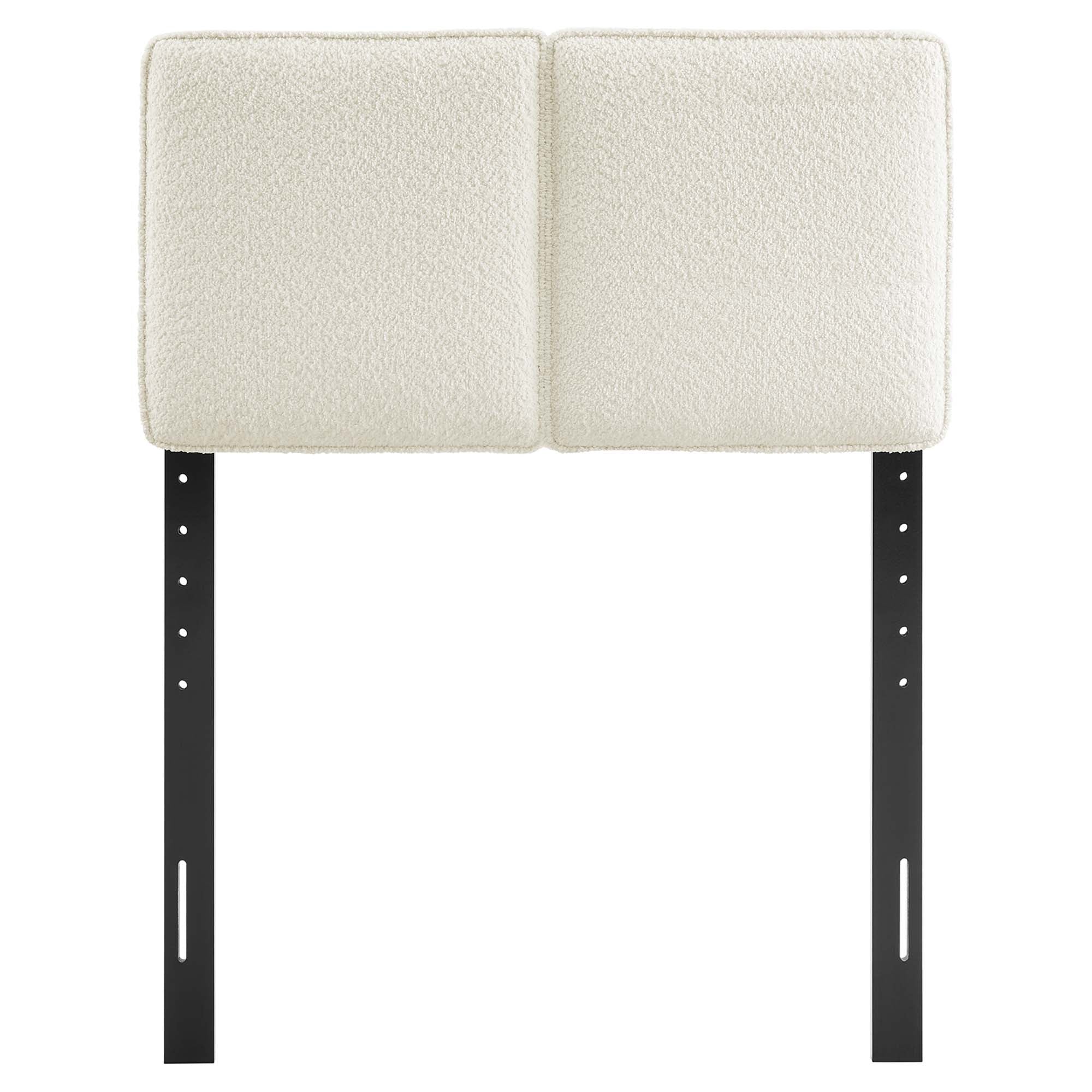 Lindee Boucle Fabric Twin Headboard by Modway