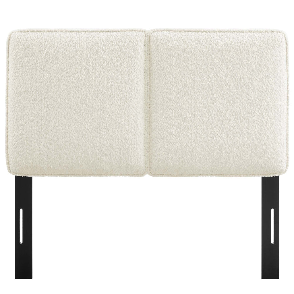 Lindee Boucle Fabric Twin Headboard by Modway