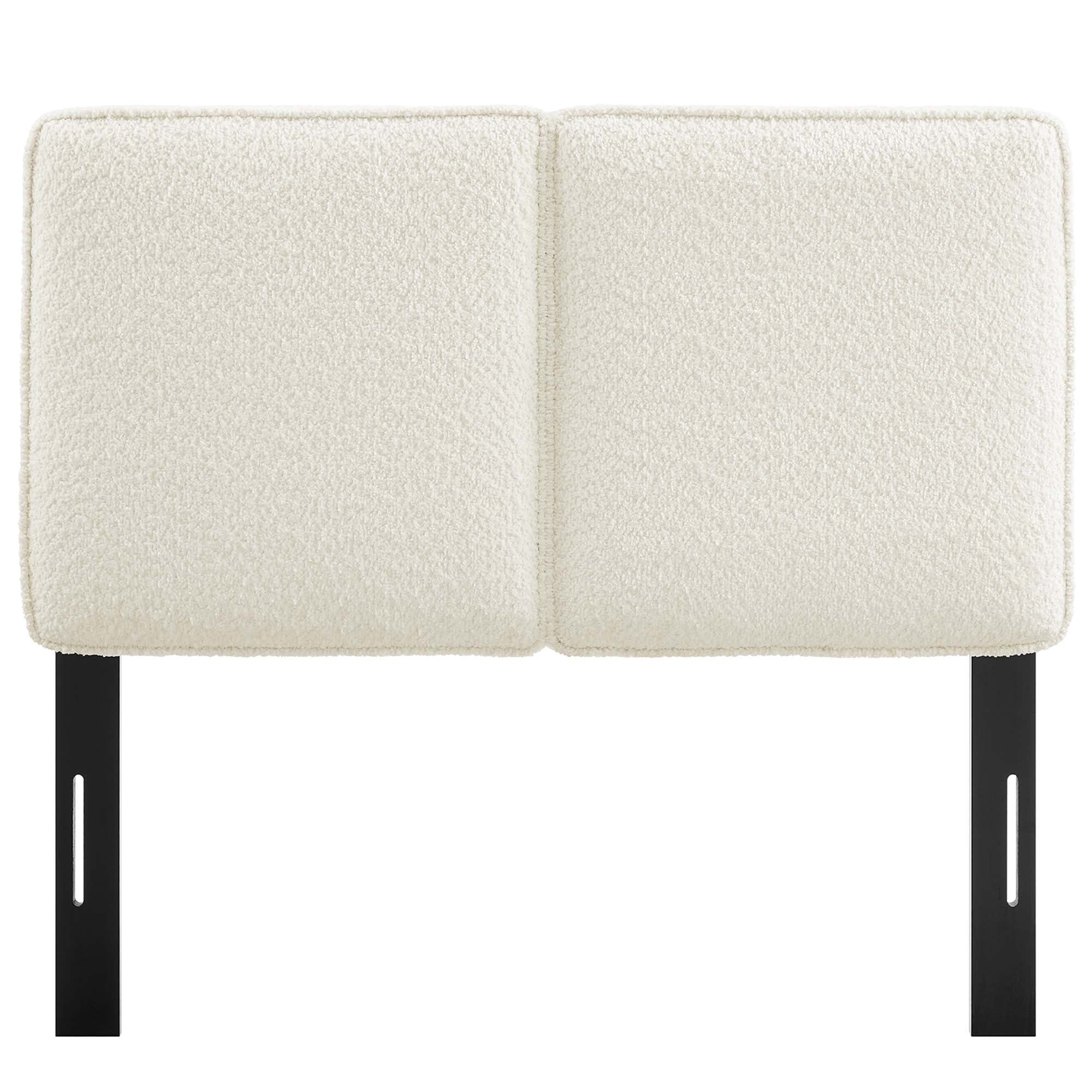 Lindee Boucle Fabric Twin Headboard by Modway