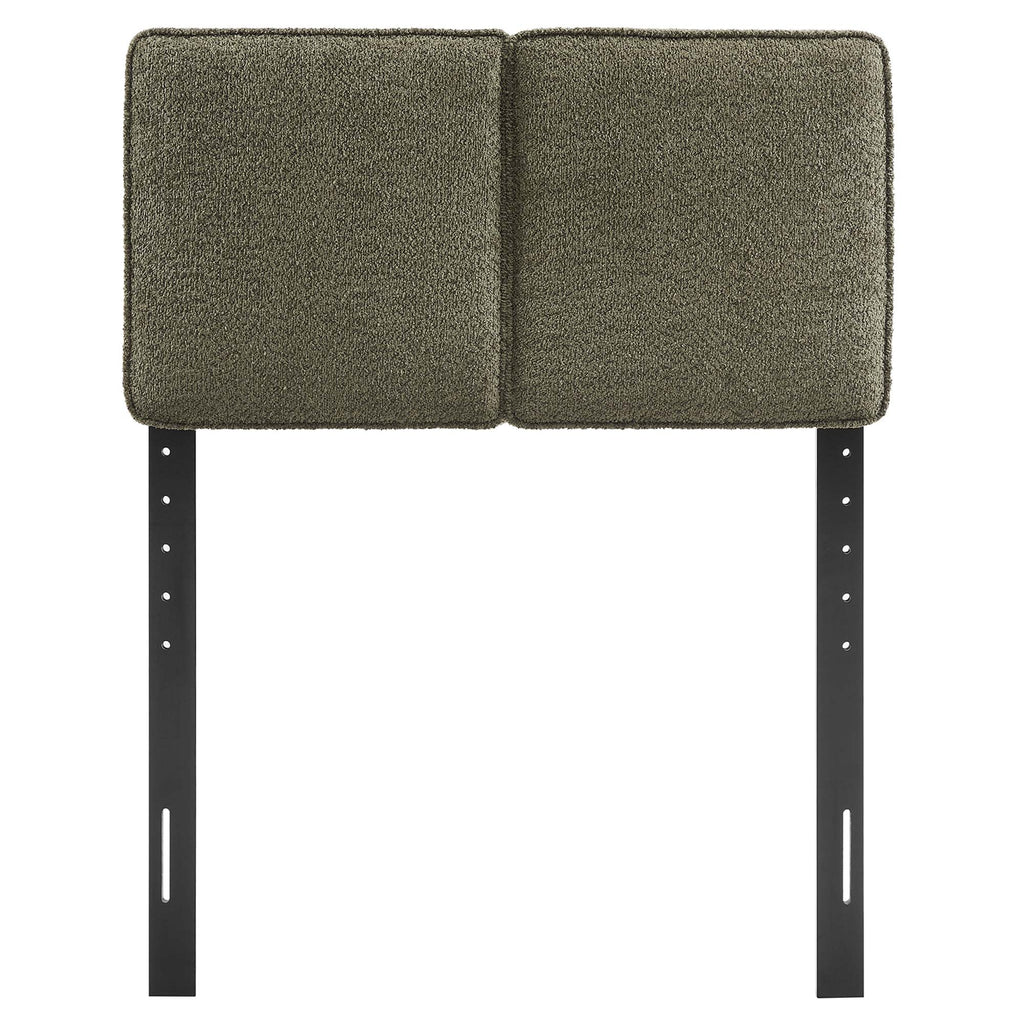 Lindee Boucle Fabric Twin Headboard by Modway