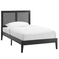 Sirocco Rattan and Wood Twin Platform Bed by Modway