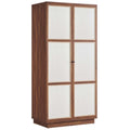 Capri 70" Tall Wood Grain Storage Cabinet by Modway