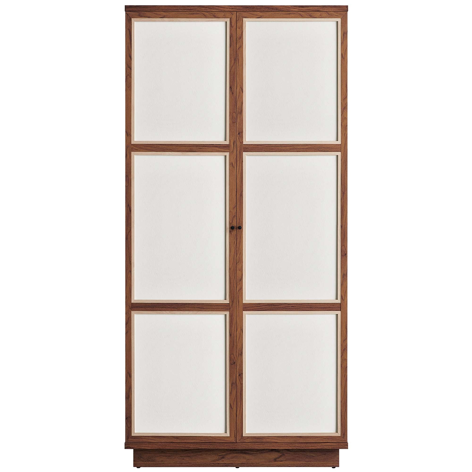 Capri 70" Tall Wood Grain Storage Cabinet by Modway