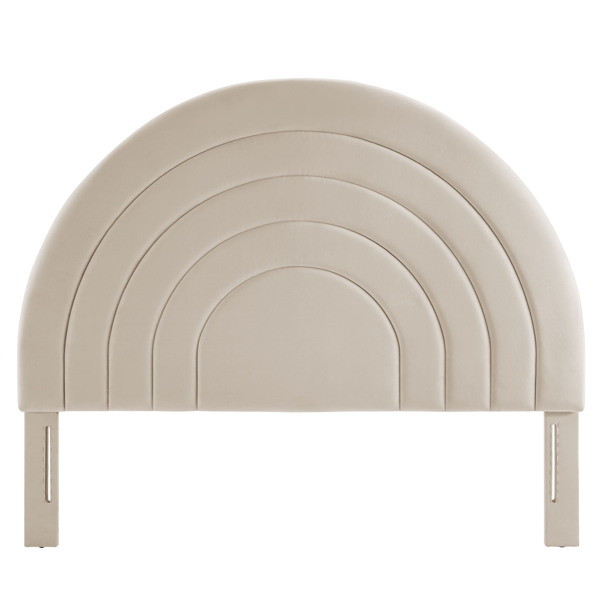 Solana Arched Performance Velvet Queen Headboard