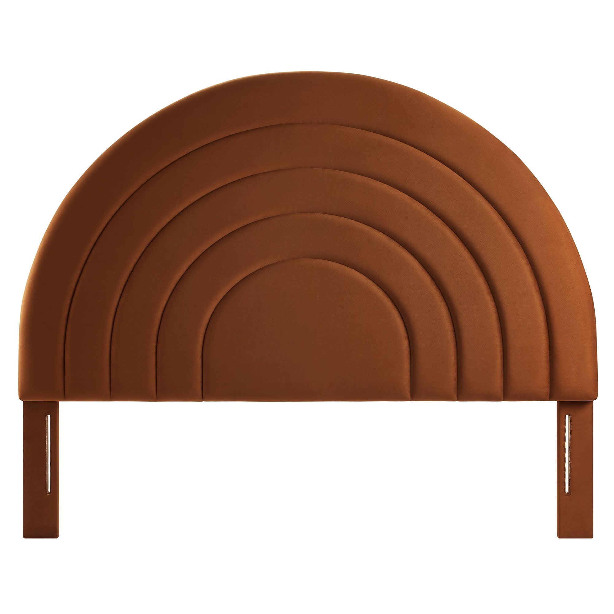 Solana Arched Performance Velvet Queen Headboard