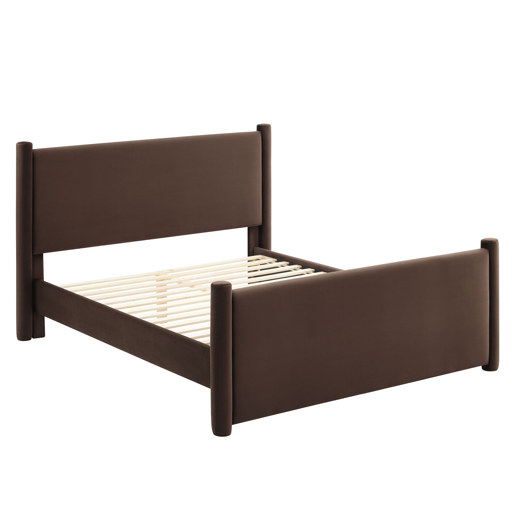 Rael Performance Velvet Queen Platform Bed by Modway