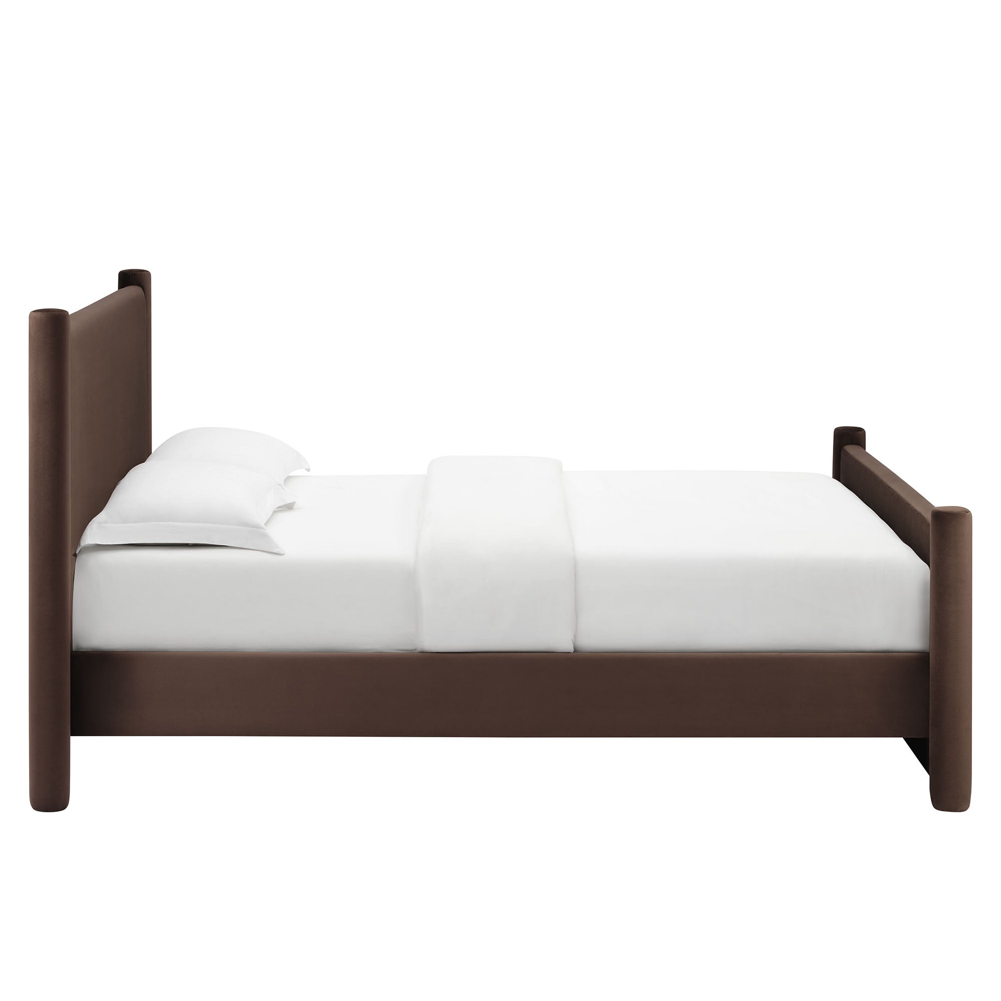 Rael Performance Velvet Queen Platform Bed by Modway