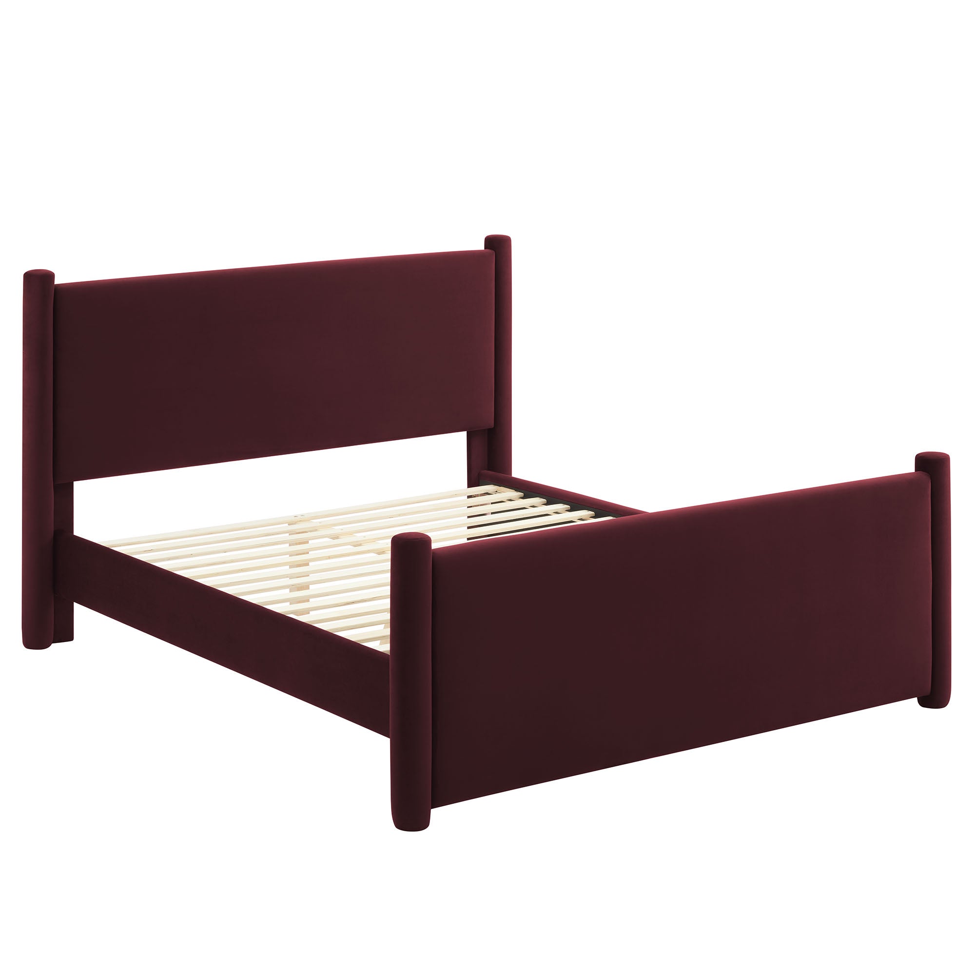 Rael Performance Velvet Queen Platform Bed by Modway