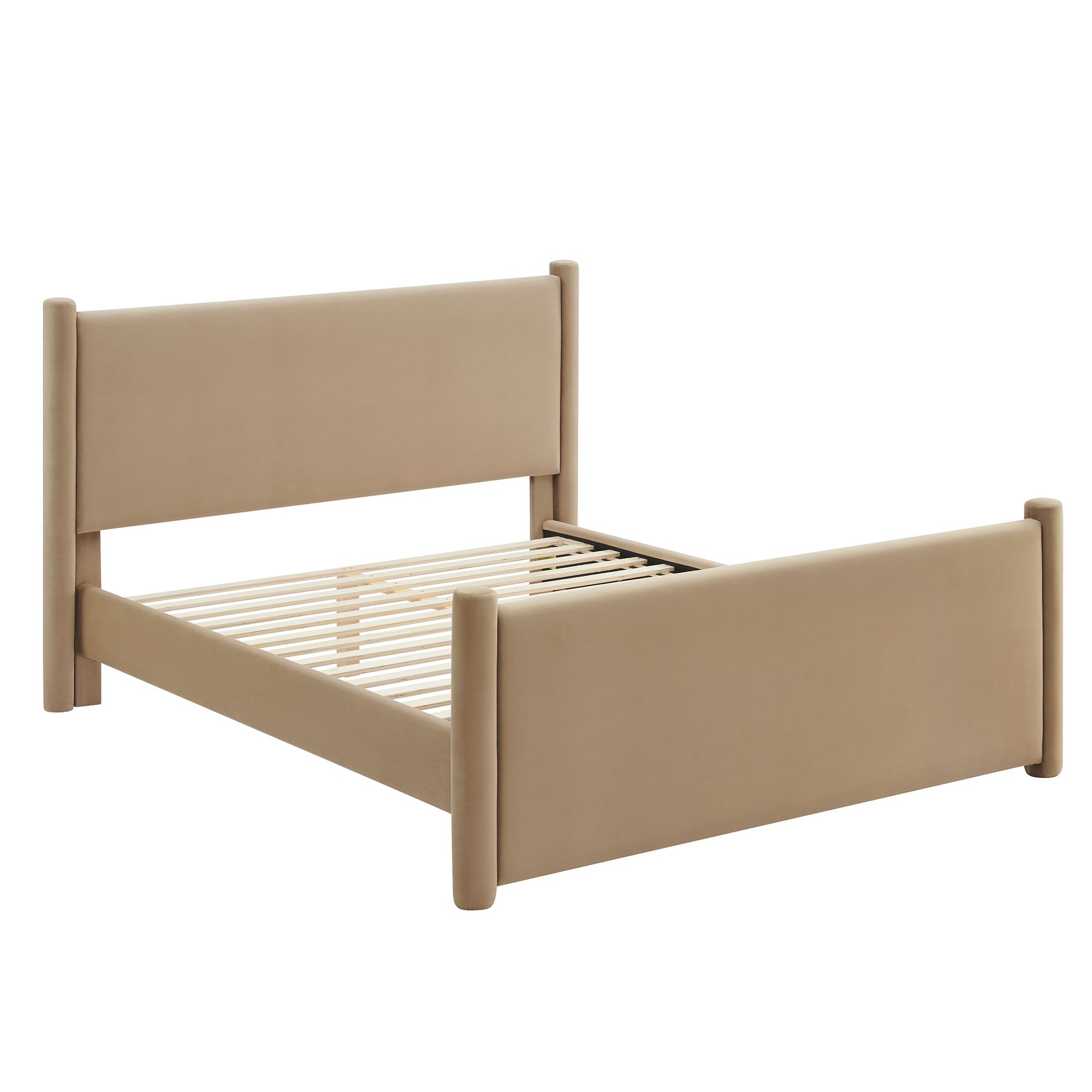 Rael Performance Velvet Queen Platform Bed by Modway