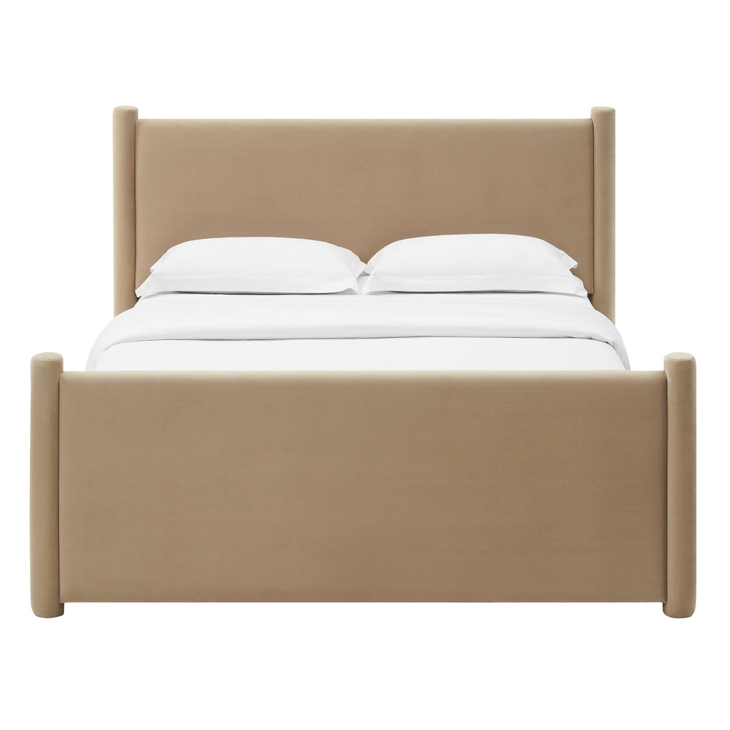 Rael Performance Velvet Queen Platform Bed by Modway