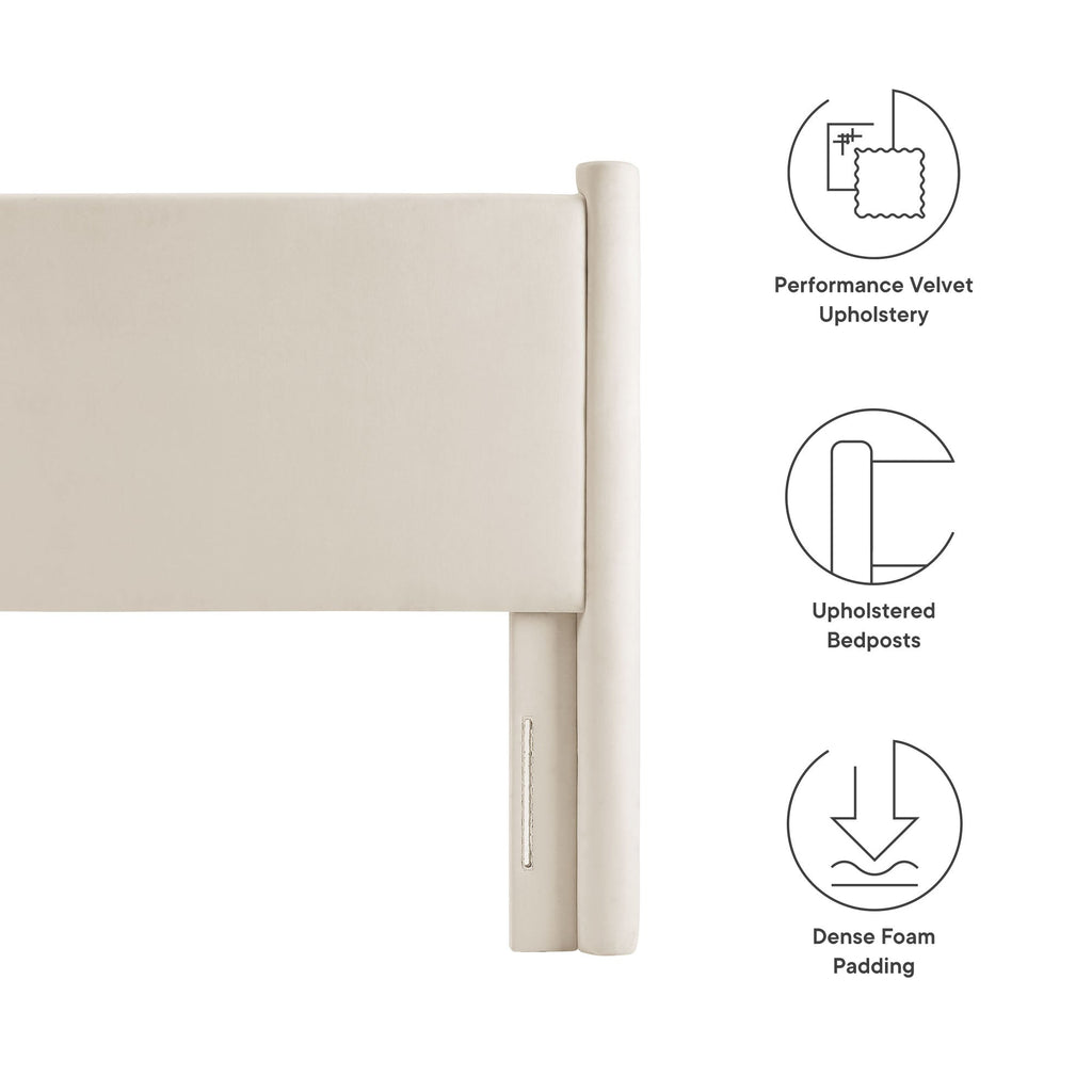 Rael Performance Velvet Twin Headboard by Modway