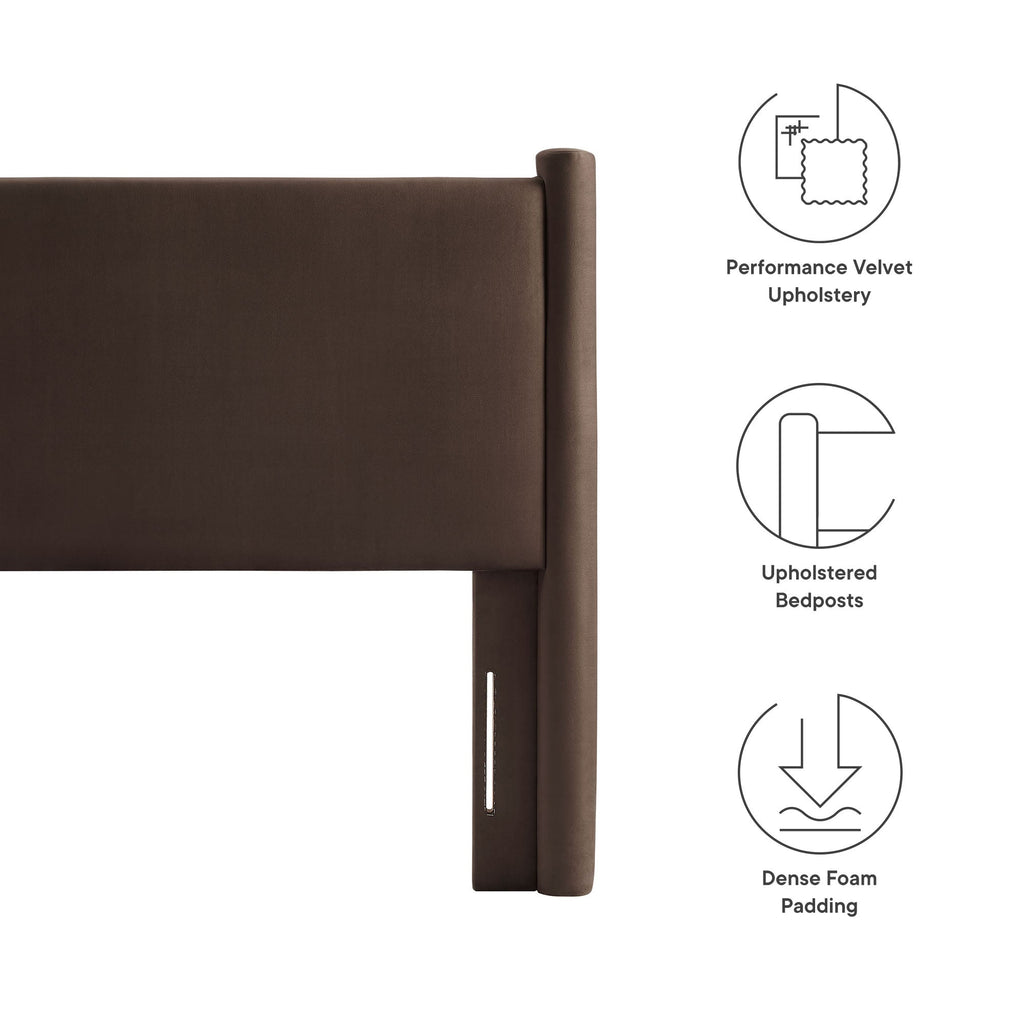 Rael Performance Velvet Twin Headboard by Modway