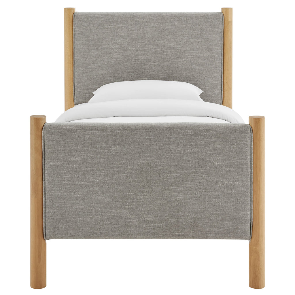 Maven Twin Size Fabric Upholstered Platform Bed by Modway