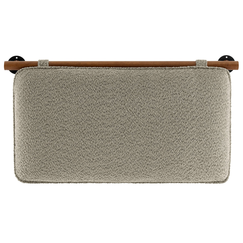 Anela Wall-Mounted Chenille Upholstered Twin Headboard