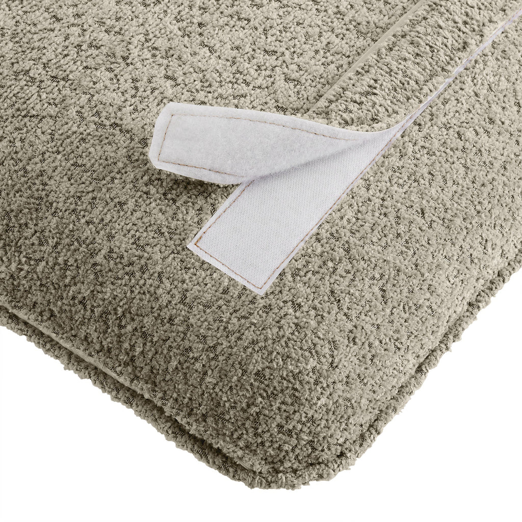 Anela Wall-Mounted Chenille Upholstered Twin Headboard