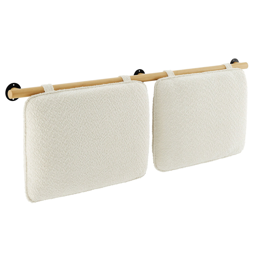 Anela Wall-Mounted Chenille Upholstered King Size Headboard