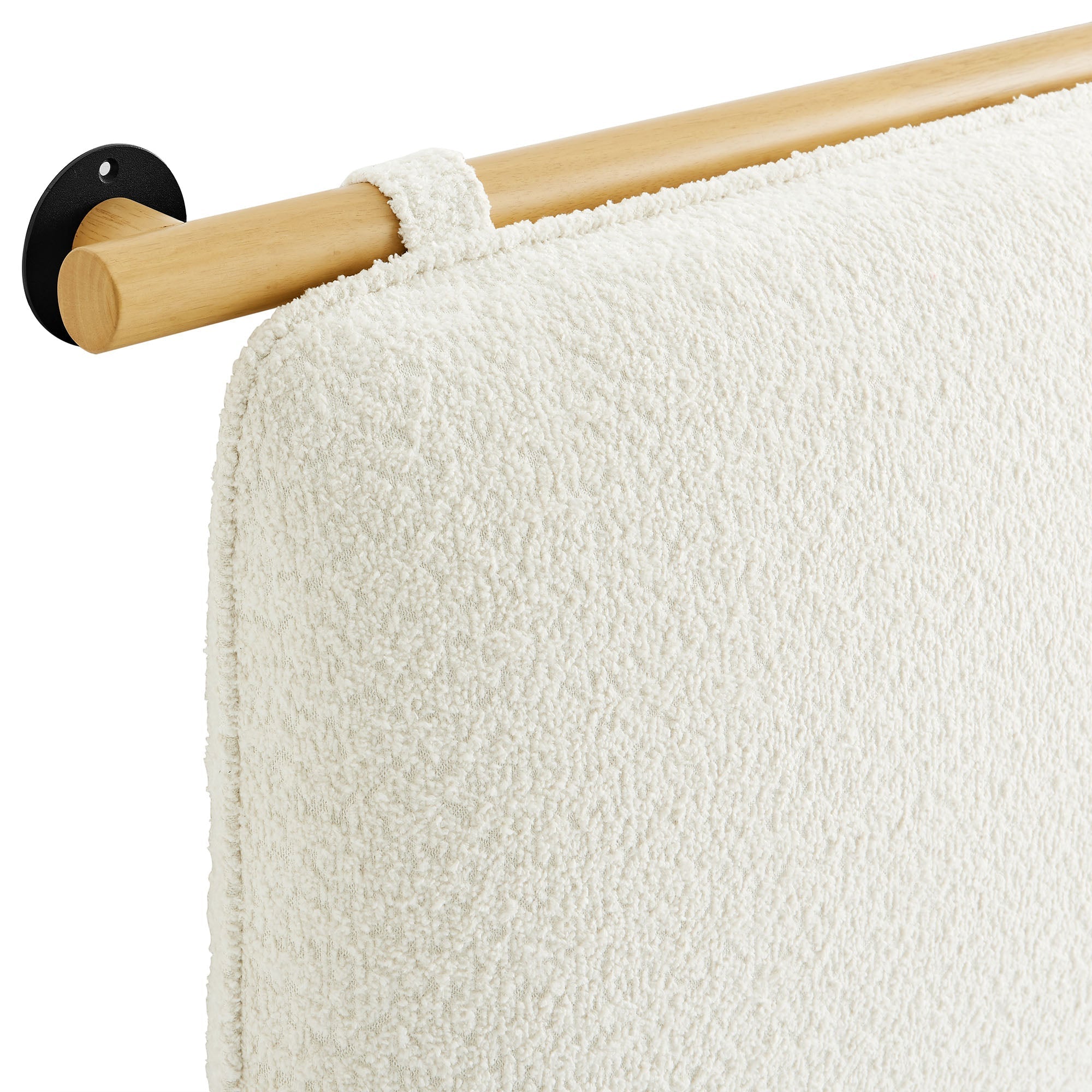 Anela Wall-Mounted Chenille Upholstered King Size Headboard